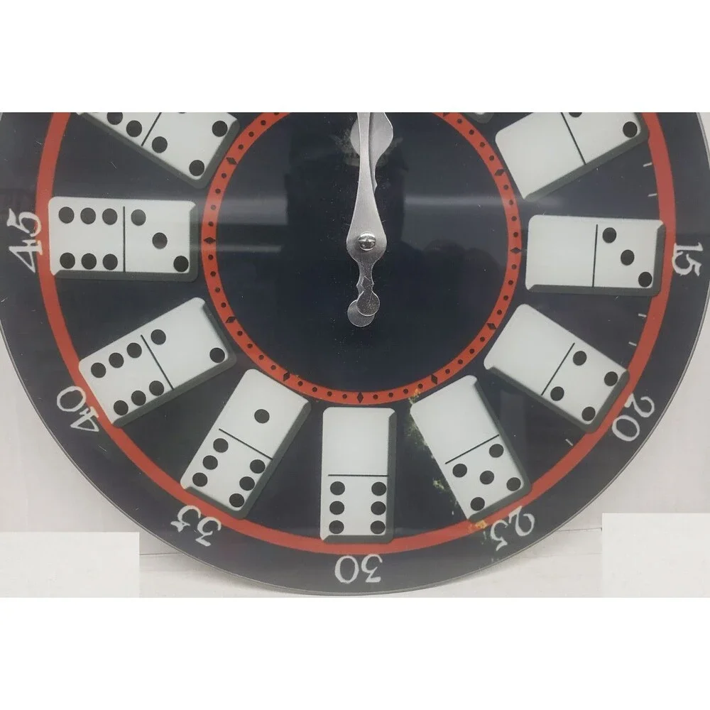 Kitchen Plastic Under The Glass Decorative Wall Clock, 12